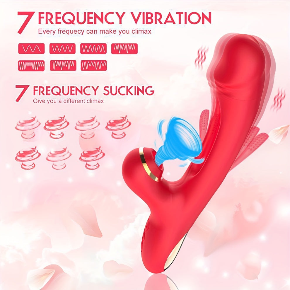 NNETM 3-in-1 Vibrating, Licking & Sucking Adult Toy