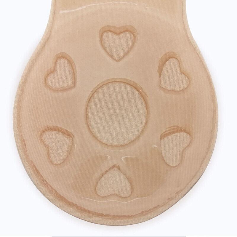 Beige Invisible Silicone Bra Rabbit Strapless Self-Adhesive Lift Up Nipple Cover
