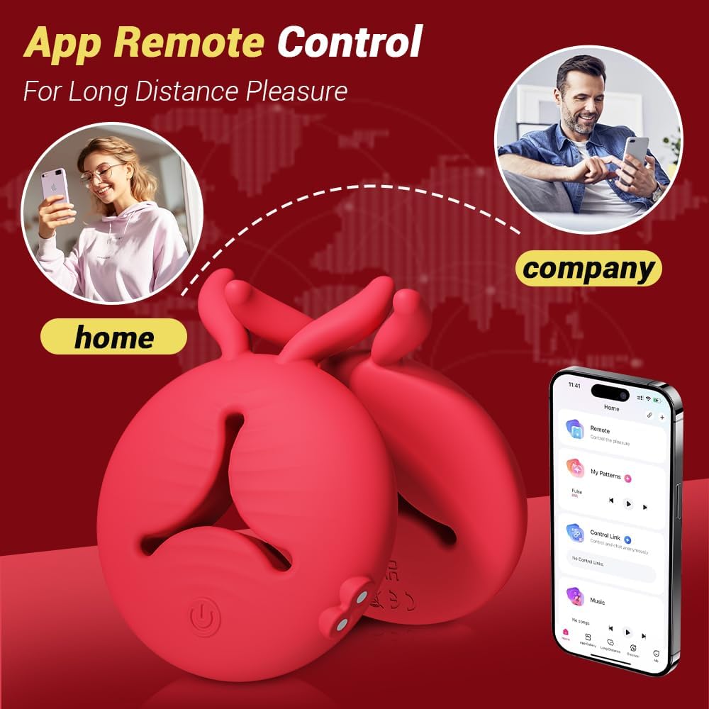 NeonPulse Nipple Vibrators