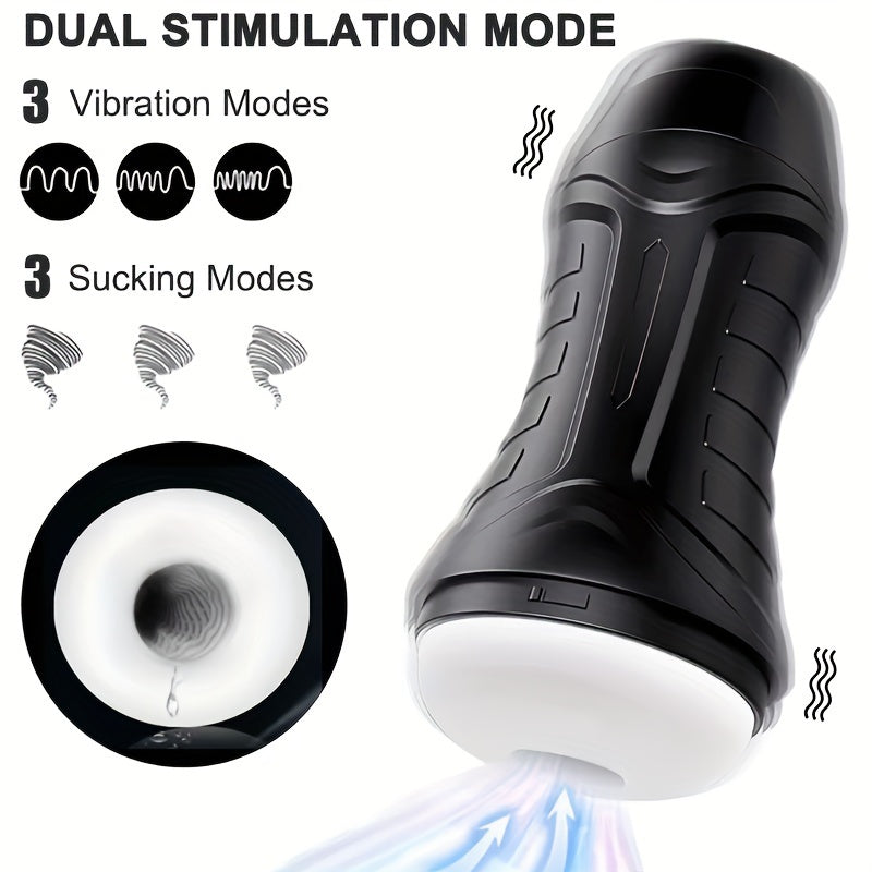 NNETM Automatic Male Masturbator Cup – 10 Vibration & Suction Modes