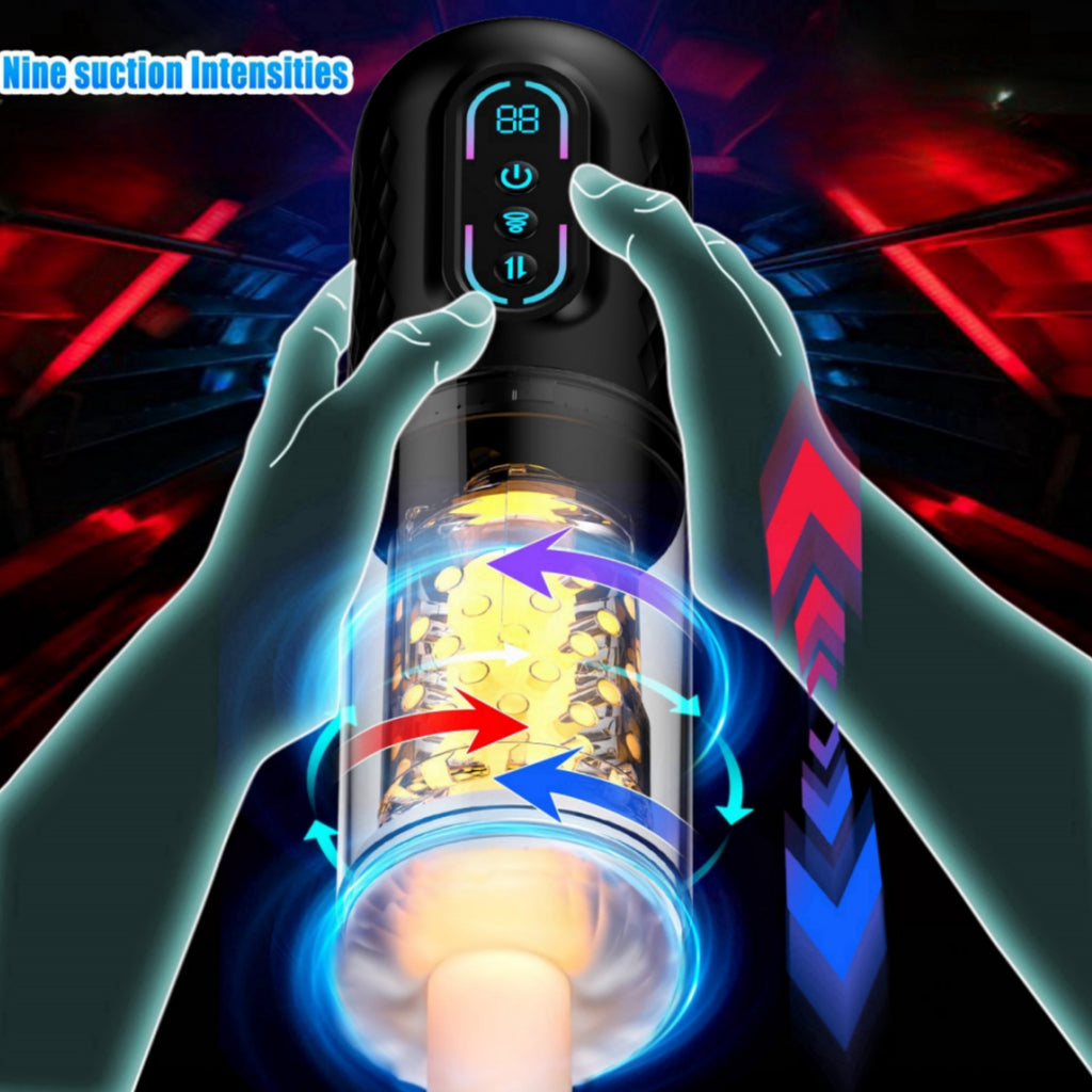 NNETM Ultimate Male Masturbator – 9 Thrusting, Rotating & Sucking Modes