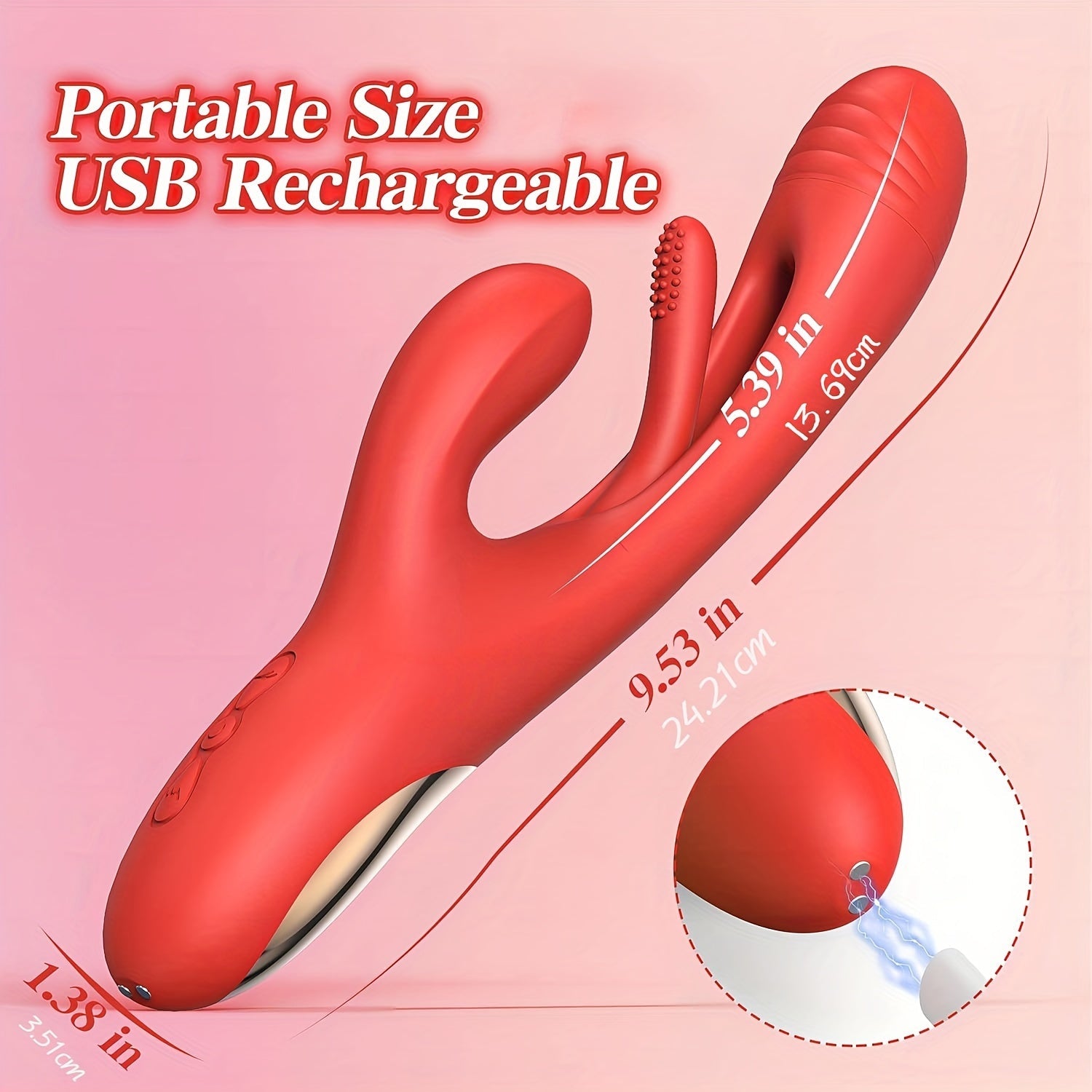 NNETM 3-in-1 Vibrating, Licking & Sucking Adult Toy