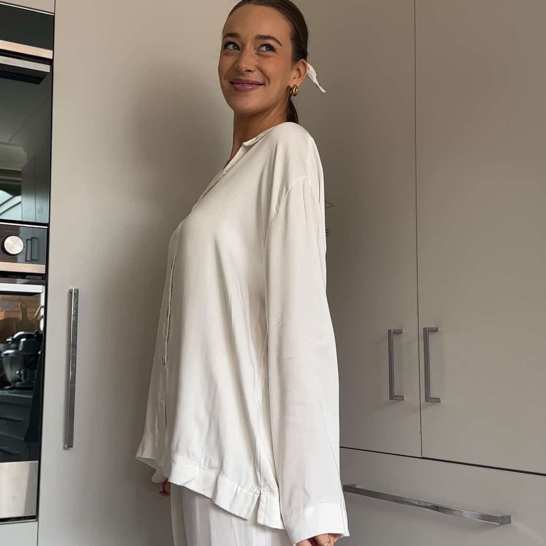 Bamboo Pyjama - Classic PJ Set in White