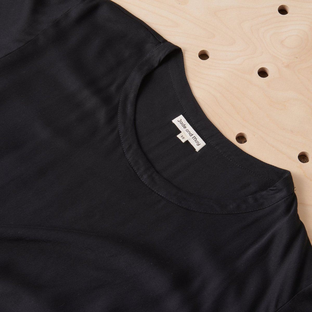 Bamboo Pyjamas: Tee and Short Set in Black