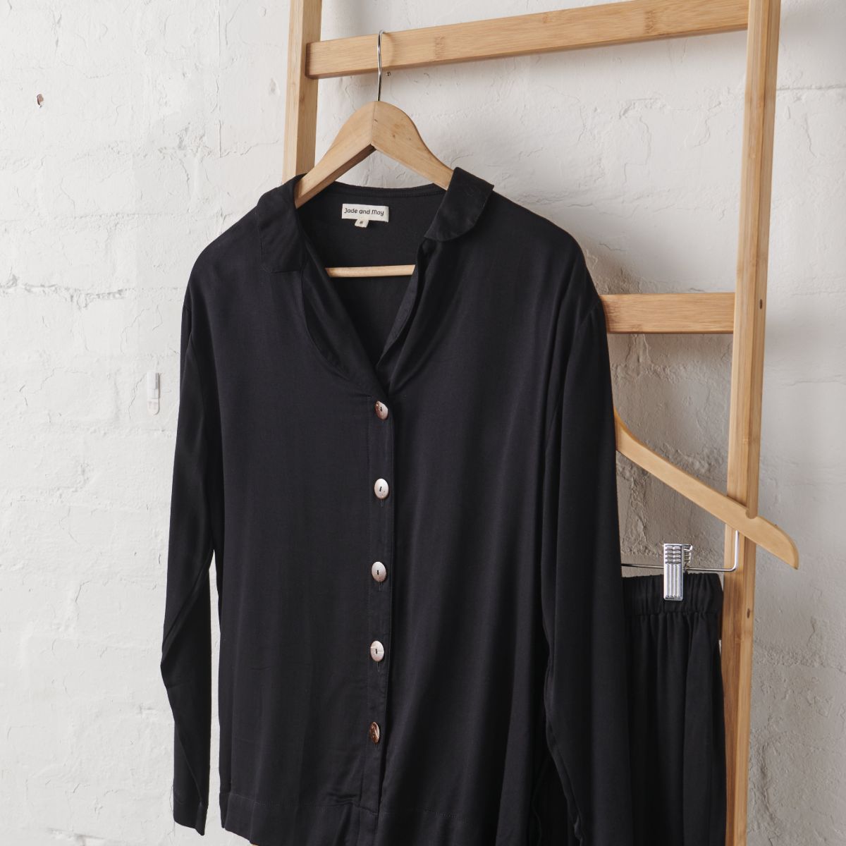 Bamboo Pyjama: Classic Set in Black