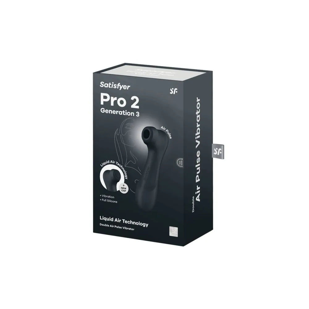 Clitoris Suction Stimulator By Satisfyer Pro 2 Generation 3 Black
