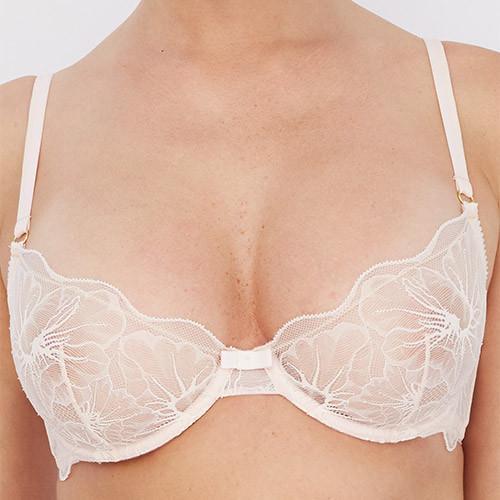 Sheer Lace Demi Cup Bra Addiction Romance